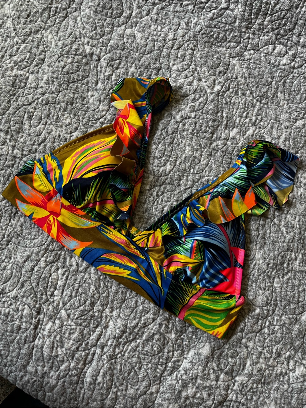 Aerie | Ruffled Bikini Top